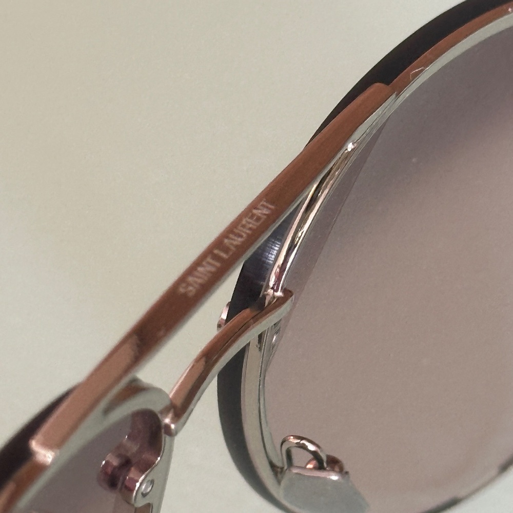 Authentic Saint Laurent CLASSIC 11 M 008 Aviator Sunglasses - Picture 6 of 8